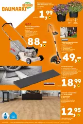 Gazetka promocyjna  - Gazetka - ważna od 21.03 do 21.03.2026 - strona 16 - produkty: aqua, auto, benzin rasenmäher, Brei, brie, eis, Elektro, elle, felgen, globus fachmärkte, kissen, korb, laminat, landhausdiele, Laufen, LG, rasen, rasenmäher, rasentrimmer, reifen, reis, Ti, topf, wasser