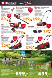 Gazetka promocyjna  - Gazetka - ważna od 21.03 do 21.03.2026 - strona 6 - produkty: adapter, akku, Bank, Brei, edelstahl, edelstahlmesser, eis, heckenschere, Holz, HP, Kette, korb, Kugel, ladegerät, latte, LG, messer, ohne akku und ladegerät, rasen, rasenmäher, rasentrimmer, reis, säge, Schere, schnellladegerät, schnitten, sessel, stapelsessel, stuhl, Ti, Tiere, tisch, tischplatte, Tischplatten, tragegriff, werkzeug