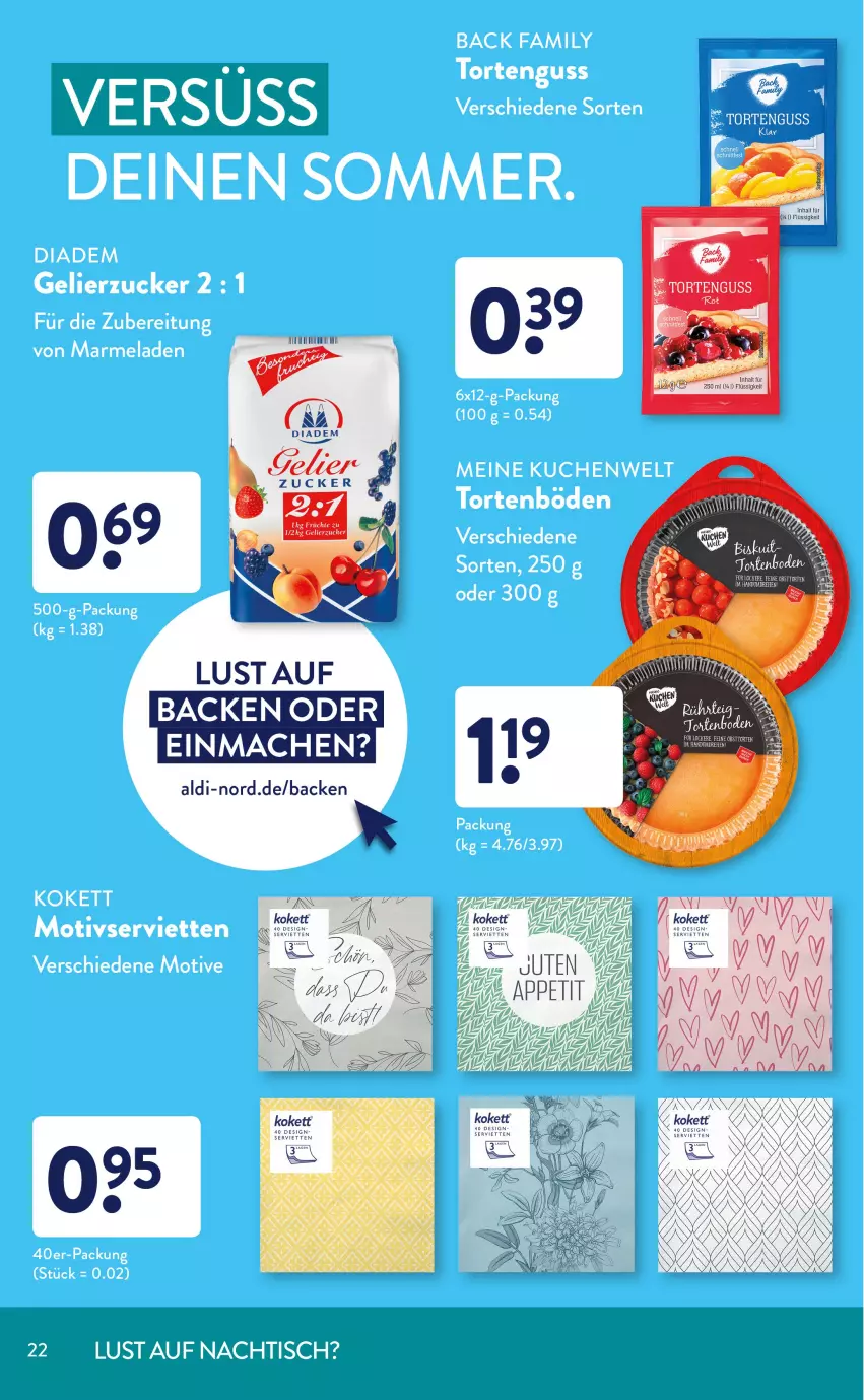 Aktueller Prospekt Aldi Nord - Sommer-Sortiment - von 01.06 bis 31.08.2021 - strona 22