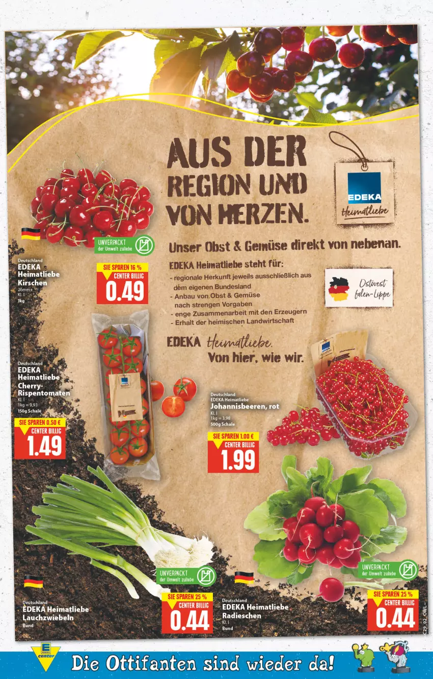 Aktueller Prospekt E Center - Angebote der Woche - von 18.07 bis 23.07.2022 - strona 2 - produkty: Bau, deka, Heu, kirsch, kirsche, kirschen, Lauchzwiebel, lauchzwiebeln, obst, tee, Yo, zwiebel, zwiebeln