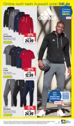 Gazetka promocyjna Lidl - Aktionsprospekt - Gazetka - ważna od 05.08 do 05.08.2023 - strona 21 - produkty: Adidas, Bau, baumwolle, hose, reine baumwolle, shirt, Sport, Sweathose, T-Shirt, Ti, weck, wolle