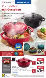 Gazetka promocyjna Lidl - Aktionsprospekt - Gazetka - ważna od 05.08 do 05.08.2023 - strona 24 - produkty: angebot, braten, decke, Deckel, dell, eis, elle, erde, ernesto, herdarten, maille, Mode, ndk, Ofen, orange, reis, saft, Schal, Schale, Soda, Ti, tisch, topf, ZTE