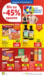 Gazetka promocyjna Lidl - Aktionsprospekt - Gazetka - ważna od 05.08 do 05.08.2023 - strona 48 - produkty: 7UP, bresso, Dr. Oetker, eis, elle, flammkuchen, géramont, Hohes C, Käse, kuchen, lamm, Mirinda, ndk, pizza, pommes, rind, ristorante, ristorante pizza, Schal, Schale, Schwip Schwap, teller, Ti, weichkäse