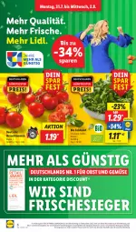 Gazetka promocyjna Lidl - Aktionsprospekt - Gazetka - ważna od 05.08 do 05.08.2023 - strona 8 - produkty: Abtei, angebot, bio, discount, eis, ente, feldsalat, frucht, magazin, obst, Obst und Gemüse, Rauch, reis, salat, strauchtomaten, Ti, tomate, tomaten, und gemüse