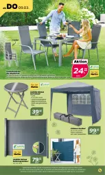 Gazetka promocyjna Netto - Woche 10 - Gazetka - ważna od 11.03 do 11.03.2023 - strona 18 - produkty: auer, ente, Garten, gartentisch, pavillon, Ria, stapelstuhl, stuhl, Ti, tisch, ZTE