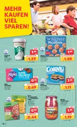 Gazetka promocyjna Combi - Prospekte - Gazetka - ważna od 06.04 do 06.04.2024 - strona 16 - produkty: alpia, Becher, beutel, corny, eis, erde, Gläser, knorr, knorr fix, müsli, Müsliriegel, paprika, piccolinis, reis, riegel, sauce, schoko, schokolade, starbucks, suppe, suppen, suppenliebe, Ti, wagner, ZTE