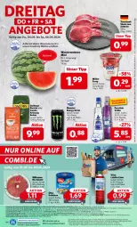 Gazetka promocyjna Combi - Prospekte - Gazetka - ważna od 06.04 do 06.04.2024 - strona 24 - produkty: angebot, angebote, auer, Bad, Becher, Berger, bio, bohne, dallmayr, drink, drucker, eier, eis, energy drink, Engel, erde, erdnüsse, felix, fisch, fische, Fischer, flasche, froop, jacobs, jacobs krönung, kerze, limo, melone, melonen, monster, Monster Energy, Müller, müller froop, oder jacobs, papier, puschkin vodka, Rauch, reis, salami, salz, schwein, steak, Ti, ültje, ültje erdnüsse, vilsa, vodka, wasser, wassermelone, wassermelonen, wein, wiltmann, ZTE