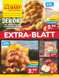 Gazetka promocyjna Netto Marken-Discount - Filial-Angebote - Gazetka - ważna od 23.09 do 23.09.2023 - strona 1 - produkty: angebot, bestpreis, beutel, eis, kartoffel, kartoffeln, möhren, ndk, reis, speisekartoffeln, Speisezwiebeln, Ti, versandkostenfrei, ZTE, zwiebel, zwiebeln