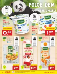 Gazetka promocyjna Netto Marken-Discount - Filial-Angebote - Gazetka - ważna od 23.09 do 23.09.2023 - strona 10 - produkty: auer, bestpreis, bio, bio-karotten, dauertiefpreis, drink, eis, hafer, joghur, joghurt, karotten, LG, mozzarella, natur, ndk, reis, rel, saft, Ti, tiefpreis, Tofu, tomate, tomaten