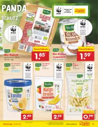 Gazetka promocyjna Netto Marken-Discount - Filial-Angebote - Gazetka - ważna od 23.09 do 23.09.2023 - strona 11 - produkty: angebot, auer, Becher, bestpreis, bio, Bio-Salami, dauertiefpreis, eis, eisbecher, kokos, kokosnuss, Kokosnussmilch, mango, milch, nuss, reifen, reis, salami, Ti, tiefpreis, ZTE