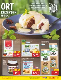 Gazetka promocyjna Netto Marken-Discount - Filial-Angebote - Gazetka - ważna od 23.09 do 23.09.2023 - strona 19 - produkty: angebot, arla, bestpreis, bio, butter, creme, Dr. Oetker, eis, Hefe, mehl, milch, Nougatcreme, nuss, reis, rezept, rezepte, sac, Soße, Süßrahmbutter, Ti, type 405, vanille, weidemilch, weizenmehl, ZTE