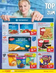 Gazetka promocyjna Netto Marken-Discount - Filial-Angebote - Gazetka - ważna od 23.09 do 23.09.2023 - strona 24 - produkty: Becher, bestpreis, Bifteki, bio, coppenrath, eis, eisbecher, elle, filet, filets, fisch, fische, ndk, reis, scholl, Schollenfilets, stieleis, Ti, torte