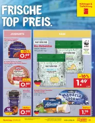Gazetka promocyjna Netto Marken-Discount - Filial-Angebote - Gazetka - ważna od 23.09 do 23.09.2023 - strona 25 - produkty: angebot, bavaria blu, bergader, bestpreis, bio, creme, dessert, Dr. Oetker, eis, feinjoghurt, grütze, joghur, joghurt, Käse, kühlregal, mövenpick, pudding, regal, Reibekäse, reis, Ria, sahne, Soße, Ti, weichkäse, ZTE