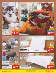 Gazetka promocyjna Netto Marken-Discount - Filial-Angebote - Gazetka - ważna od 23.09 do 23.09.2023 - strona 33 - produkty: angebot, bett, bettwäsche, binden, decke, eis, erde, ganzjahresdecke, kissen, Kissenbezug, kopfkissen, kraft, reis, Ria, socken, steppbett, Strickgarn, Ti, ZTE