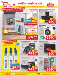 Gazetka promocyjna Netto Marken-Discount - Filial-Angebote - Gazetka - ważna od 23.09 do 23.09.2023 - strona 34 - produkty: abtauautomatik, angebot, angebote, auer, auto, beleuchtung, bett, boxspringbett, discount, eis, federkern, federkernmatratze, gutschein, Holz, Kamin, kernmatratze, kracher, kühlschrank, Liege, matratze, matratzen, ndk, Ofen, premium vodka, reis, Ria, ring, schräghaube, Schrank, sessel, spülmaschinen, Tasche, taschen, taschenfederkernmatratze, Ti, vodka, waschmaschine