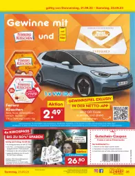 Gazetka promocyjna Netto Marken-Discount - Filial-Angebote - Gazetka - ważna od 23.09 do 23.09.2023 - strona 41 - produkty: angebot, bestpreis, cin, coupon, discount, eis, ferrero, Ferrero Küsschen, gewinnspiel, gutschein, gutscheine, nuss, reis, Spezi, Ti, ZTE