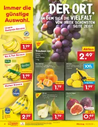 Gazetka promocyjna Netto Marken-Discount - Filial-Angebote - Gazetka - ważna od 23.09 do 23.09.2023 - strona 6 - produkty: asti, auer, banane, bananen, bestpreis, bio, Birnen, chiquita, dauertiefpreis, eis, Feigen, LG, mandarine, mandarinen, ndk, reis, Schal, Schale, Ti, tiefpreis, trauben, zitrone, zitronen