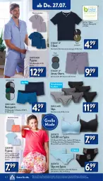 Gazetka promocyjna Aldi Nord - Von Montag - Gazetka - ważna od 29.07 do 29.07.2023 - strona 16 - produkty: aldi, Bau, baumwolle, bett, dell, eis, Elan, ente, garnitur, Mode, Pants, Pyjama, Queentex, reine baumwolle, Retropants, Ria, rwe, shirt, shorts, slip, slips, T-Shirt, Ti, wolle