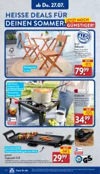 Gazetka promocyjna Aldi Nord - Von Montag - Gazetka - ważna od 29.07 do 29.07.2023 - strona 20 - produkty: ambia, Balkonset, eis, flasche, gin, grill, grillplatte, Holz, Kocher, latte, pfanne, pfannen, Schal, Schale, schlauch, Stühl, thermostat, Ti, tisch, topf, überhitzungsschutz, wok, ZTE