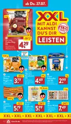 Gazetka promocyjna Aldi Nord - Von Montag - Gazetka - ważna od 29.07 do 29.07.2023 - strona 22 - produkty: aldi, aus der tiefkühlung, Becher, beutel, brustfilet, chicken nuggets, chicken wings, curry, currywurst, dip, eis, emmentaler, filet, fleisch, Geflügel, gin, gurke, hähnchenflügel, homann, kartoffel, kartoffelsalat, Käse, kracher, nuggets, salat, schnitzel, schwein, schweine, schweinefleisch, Ti, wein, weine, wurst, ZTE