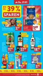 Gazetka promocyjna Aldi Nord - Von Montag - Gazetka - ważna od 29.07 do 29.07.2023 - strona 25 - produkty: bag-in-box, Becher, bier, blend-a-med, cin, coca-cola, cola, creme, eis, elle, erfrischungsgetränk, fanta, flasche, Germ, getränk, hartweizen, heineken, jägermeister, Katzenstreu, kräuter, kräuterlikör, kräutern, likör, mac, Meister, Mezzo Mix, natur, pasta, reis, rosato, roséwein, rotwein, rum, rwe, sprite, teller, Ti, wein, Weißwein, würfel, zahncreme, ZTE