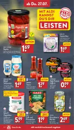 Gazetka promocyjna Aldi Nord - Von Montag - Gazetka - ważna od 29.07 do 29.07.2023 - strona 28 - produkty: aldi, angebot, angebote, auer, Becher, beutel, creme, curry, ehrmann, eis, elle, erde, flasche, grill, gyros, hirtenkäse, joghur, joghurt, Käse, kochbeutel, miracel, miracel whip, paprika, pfanne, pfannen, pfannenkäse, reis, reis-fit, salat, salatcreme, salz, sauce, saucen, teller, Ti, und pfanne, würfel, Yo, Zelt, ziegenkäse