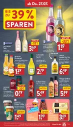 Gazetka promocyjna Aldi Nord - Von Montag - Gazetka - ważna od 29.07 do 29.07.2023 - strona 29 - produkty: agaven, aus der tiefkühlung, Becher, bourbon, bourbonvanille, cocktail, cocktails, cola, drink, drinks, dry gin, ecco, eis, elle, erfrischungsgetränk, flasche, frucht, fruchtsaft, getränk, gin, jules mumm, kaffee, likör, limo, liqueur, london dry, london dry gin, mango, milch, mumm, reis, saft, Schal, Schale, sekt, starbucks, teller, thomas henry, Ti, tiefpreis, valensina, vanille, ZTE