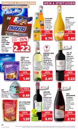 Gazetka promocyjna Kaufland - Gazetka - ważna od 31.08 do 31.08.2022 - strona 22 - produkty: alkohol, angebot, beere, beeren, bio, Blaubeer, blaubeere, Blizzard, bounty, cabernet, cabernet sauvignon, caramel, chardonnay, cocktail, cookie, cookies, ecco, eier, eis, elle, frucht, früchte, früchten, fruchtsaft, getränk, johannisbeere, Käse, keks, leine, LG, mars, milka, milky way, oder twix, orange, oreo, pasta, popcorn, Popp, qualitätswein, reifen, reis, Ria, riegel, rotwein, saft, salat, salate, sauvignon, schoko, schokolade, schokoriegel, snack, snacks, snickers, spielzeug, spirituosen, steak, steaks, süsswaren, Ti, trolli, trollinger, twix, valensina, wein, ZTE