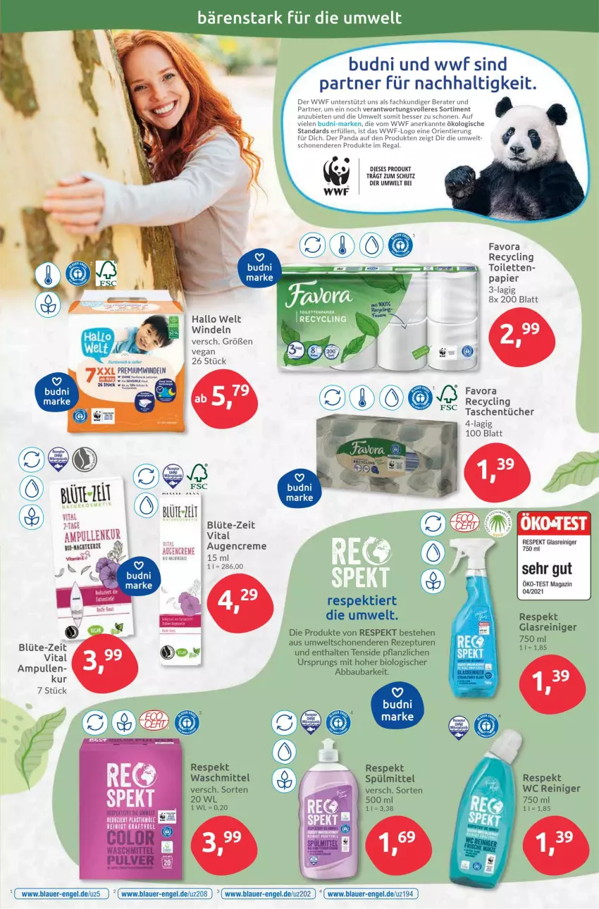 Aktueller Prospekt Budni - Prospekte - von 31.07 bis 05.08.2023 - strona 7 - produkty: Abba, asti, auer, Bau, bio, Blüte, Clin, creme, Engel, gin, Glasreiniger, kerze, magazin, mam, papier, regal, reiniger, rezept, spülmittel, Tasche, taschen, taschentücher, tee, Ti, tücher, vita, waschmittel, windeln