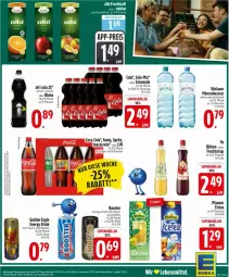 Gazetka promocyjna Edeka - Prospekte - Gazetka - ważna od 27.09 do 27.09.2025 - strona 25 - produkty: Afri Cola, Alwa, auer, Blüte, coca-cola, cola, drink, eis, eistee, energy drink, fanta, flasche, frucht, lebensmittel, limo, limonade, Mezzo Mix, mineralwasser, pfanne, Pfanner, sirup, sprite, tee, vöslauer, wasser, Yo