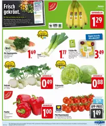 Gazetka promocyjna Edeka - Prospekte - Gazetka - ważna od 27.09 do 27.09.2025 - strona 4 - produkty: bio, eis, eisbergsalat, ente, frucht, früchte, honig, honigmelone, kohlrabi, LG, magazin, melone, mini-rispentomaten, paprika, rispentomaten, salat, snack, suppe, suppen, Ti, tomate, tomaten, trauben, Yo