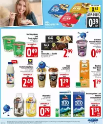 Gazetka promocyjna Edeka - Prospekte - Gazetka - ważna od 27.09 do 27.09.2025 - strona 6 - produkty: alpenmilch, Becher, bio, caffe, cheesecake, cola, Dr. Oetker, drink, eis, emmi, ente, frucht, hafer, joghur, joghurt, joghurt mit der ecke, latte, milch, mousse, Mousse au Chocolat, Müller, müllermilch, natur, natura, reis, rotwein, sahne, wein, ZTE