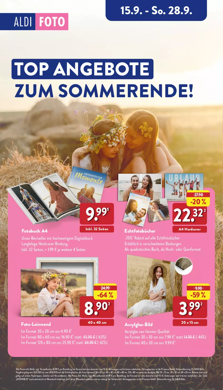 Aktueller Prospekt Aldi Nord - Von Montag - von 15.09 bis 20.09.2025 - strona 38 - produkty: angebot, angebote, auto, buch, eis, elle, Fotobuch, korb, LG, ndk, papier, quad, reis, ring, Ti, tisch