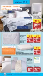 Gazetka promocyjna Aldi Nord - Von Montag - Gazetka - ważna od 20.09 do 20.09.2025 - strona 16 - produkty: asti, Bau, baumwolle, bett, bettwäsche, dell, eis, elle, Ganzjahresbett, garnitur, kissen, Kissenbezug, kopfkissen, kopfkissenbezug, mikrofaser, Mode, nackenstützkissen, reine baumwolle, rwe, seersucker, steppbett, Ti, Tiere, tisch, wolle