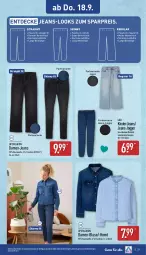 Gazetka promocyjna Aldi Nord - Von Montag - Gazetka - ważna od 20.09 do 20.09.2025 - strona 21 - produkty: Bau, baumwolle, bluse, damen-bluse, decke, eis, gin, hemd, jeans, Kinder, reis, Ria, Ti, up2fashion, wolle, ZTE