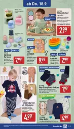 Gazetka promocyjna Aldi Nord - Von Montag - Gazetka - ważna od 20.09 do 20.09.2025 - strona 23 - produkty: Anzug, Bad, batterie, batterien, Bau, baumwolle, bio, body, Crofton, dell, elle, gabel, garnitur, geschirr, gin, Holz, hose, Lätzche, LG, Löffel, Mode, Overall, reine baumwolle, Ria, rum, Schal, Schale, Schlafanzug, söckchen, spielzeug, spülmaschinen, Strumpfhose, tablet, tasse, tee, teller, Ti, wasser, wolle, ZTE