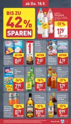 Gazetka promocyjna Aldi Nord - Von Montag - Gazetka - ważna od 20.09 do 20.09.2025 - strona 31 - produkty: alkohol, beutel, Cap, captain morgan, creme, Dr. Oetker, eis, eistee, elle, erdnüsse, ferrero, flasche, frucht, getränk, gewinnspiel, gin, grapefruit, irish whiskey, keks, kekse, kilbeggan, Kinder, lipton, nutella, playmobil, rum, saft, salz, schöfferhofer, schweppes, tee, teller, Ti, ültje, valensina, whiskey, ZTE, zucker