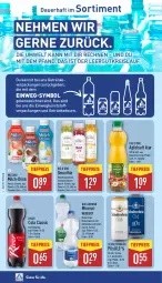 Gazetka promocyjna Aldi Nord - Von Montag - Gazetka - ważna od 20.09 do 20.09.2025 - strona 34 - produkty: alkohol, Alwa, apfel, apfelsaft, auer, cola, drink, eis, flasche, getränk, getränke, milch, mineralwasser, natürliches mineralwasser, pils, Quellbrunn, reis, saft, smoothie, Ti, tiefpreis, wasser