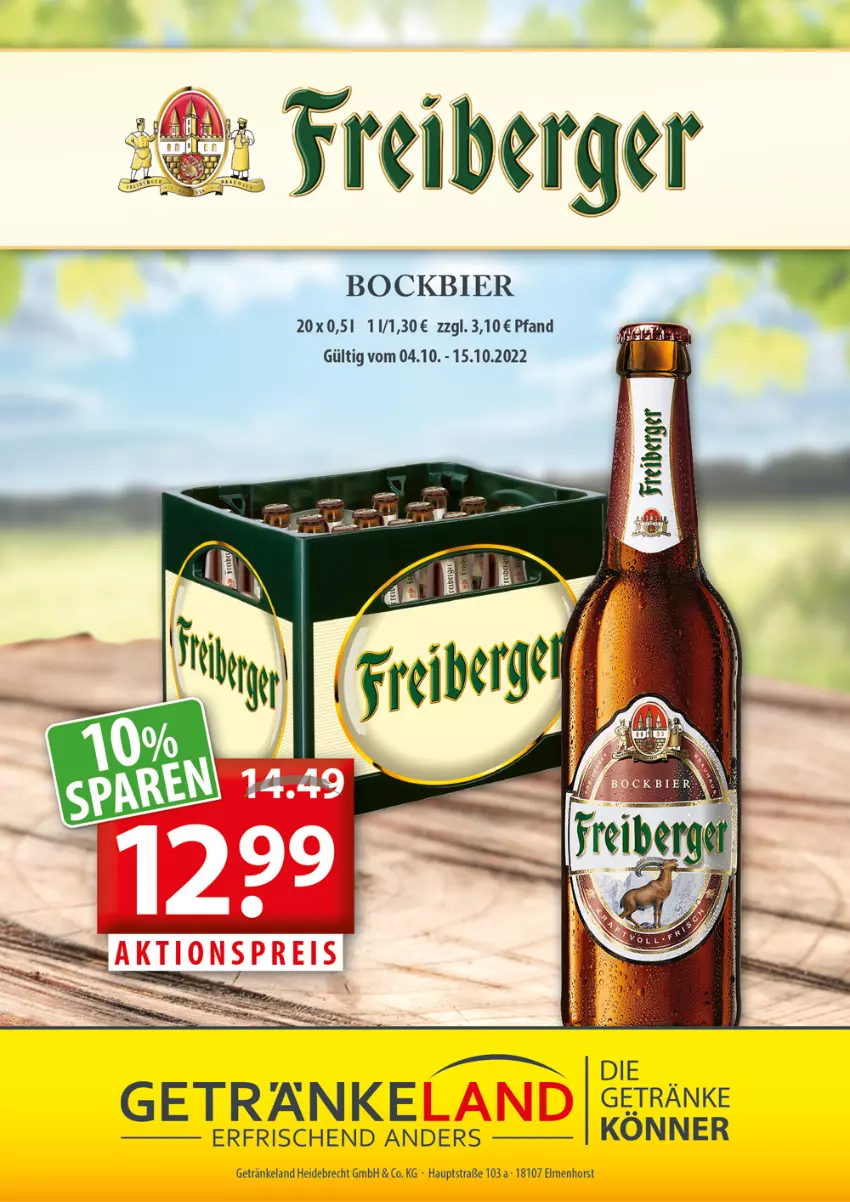 Aktueller Prospekt Getraenkeland - von 04.10 bis 15.10.2022 - strona 9 - produkty: bier, Elan, getränk, getränke, Ti