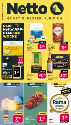 Gazetka promocyjna Netto - Woche 8 - Gazetka - ważna od 24.02 do 24.02.2024 - strona 1 - produkty: angebot, angebote, Bau, Berger, butter, dallmayr, dreistern, eintopf, eis, emmentaler, kaffee, leine, markenbutter, obst, pils, pilsner, radeberger, radeberger pilsner, rama, reis, suppe, Ti, topf, trauben