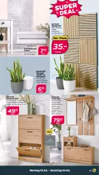 Gazetka promocyjna Netto - Woche 8 - Gazetka - ważna od 24.02 do 24.02.2024 - strona 13 - produkty: Garderobe, pflanze, Ria, Schrank, schuhschrank, Tapete, Ti, topf, übertopf