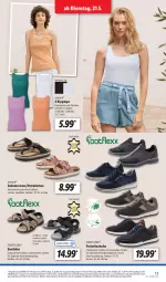 Gazetka promocyjna Lidl - Aktionsprospekt - Gazetka - ważna od 25.05 do 25.05.2024 - strona 17 - produkty: angebot, Bau, baumwolle, bett, coupon, decksohle, eis, esmara, Freizeitschuhe, pantolette, pantoletten, Persona, reis, sandale, sandalen, schuhe, Ti, wolle, zehentrenner