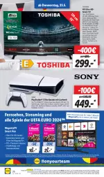 Gazetka promocyjna Lidl - Aktionsprospekt - Gazetka - ważna od 25.05 do 25.05.2024 - strona 30 - produkty: alexa, angebot, dell, deo, disney, dvb, DVB-T, eis, elle, gutschein, hardware, HDMI, lays, LG, Mode, ndk, netflix, PlayStation, reis, rel, Roller, Schal, Schale, sony, Spiele, ssd, Ti, tisch, toshiba, tuner, uhd, usb, Yo, ZTE