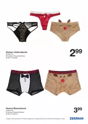 Gazetka promocyjna Zeeman - Prospekte - Gazetka - ważna od 17.12 do 17.12.2021 - strona 3 - produkty: Container, eis, ring, rwe, shorts, slip, String, Ti, Unterwäsche