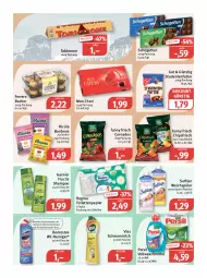 Gazetka promocyjna Feneberg - Prospekte - Gazetka - ważna od 26.11 do 26.11.2022 - strona 9 - produkty: beutel, bio, bonbons, chips, chipsfrisch, cola, discount, domestos, eis, ente, ferrero, Ferrero Rocher, flasche, fructis, Funny Frisch, garnier, gin, Heu, milch, papier, persil, Rauch, reiniger, reis, Ricola, rwe, scheuermilch, schogetten, shampoo, Softlan, studentenfutter, Ti, toblerone, toilettenpapier, vollwaschmittel, waschmittel, wc-reiniger, weichspüler, zucker