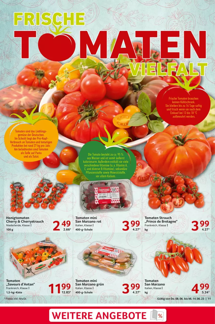 Aktueller Prospekt Selgros - Food - von 08.06 bis 14.06.2023 - strona 11 - produkty: eis, honig, Honigtomaten, Rauch, reis, Schal, Schale, Ti, tomate, tomaten