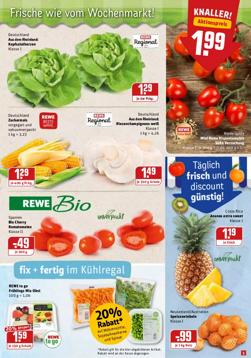 Aktueller Prospekt Rewe - Diese Woche im Angebot! - von 07.06 bis 12.06.2021 - strona 3