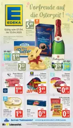 Gazetka promocyjna Edeka - Prospekte - Gazetka - ważna od 12.04 do 12.04.2025 - strona 1 - produkty: barilla, Bau, beere, beeren, butter, cremissimo, deka, dessert, ecco, ehrmann, eis, erdbeere, erdbeeren, frucht, fruchtgummi, fruchtsecco, gin, hüftsteak, joghur, joghurt, langnese, meggle, milch, mövenpick, pasta, payback, reis, rind, rinder, rotkäppchen, schoko, schokolade, sekt, sim, spitzenqualität, steak, Streichzart, Ti, ZTE