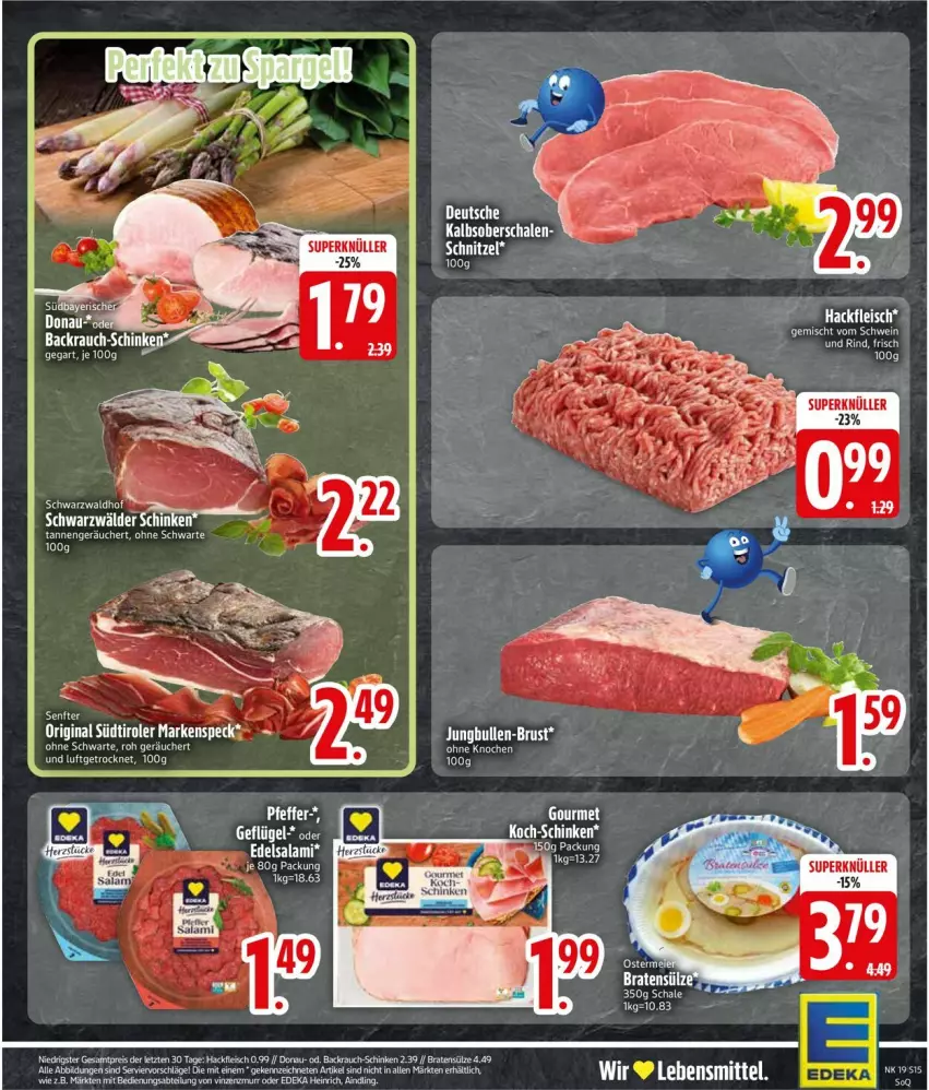 Aktueller Prospekt Edeka - Prospekte - von 05.05 bis 10.05.2025 - strona 17 - produkty: Abtei, braten, Edelsalami, elle, Geflügel, gin, jungbullen, lebensmittel, pils, rind, salami, Schal, Schale, schinken, schnitzel, schwarzwälder schinken, Speck, südtiroler, Ti, ZTE