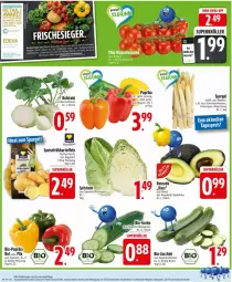 Gazetka promocyjna Edeka - Prospekte - Gazetka - ważna od 10.05 do 10.05.2025 - strona 12 - produkty: bio, Bio-Paprika, bio-zucchini, deka, eis, ente, frucht, Frühkartoffeln, gurke, kartoffel, kartoffeln, LG, magazin, orange, paprika, paprika rot, reis, spargel, speisefrühkartoffeln, Ti, zucchini